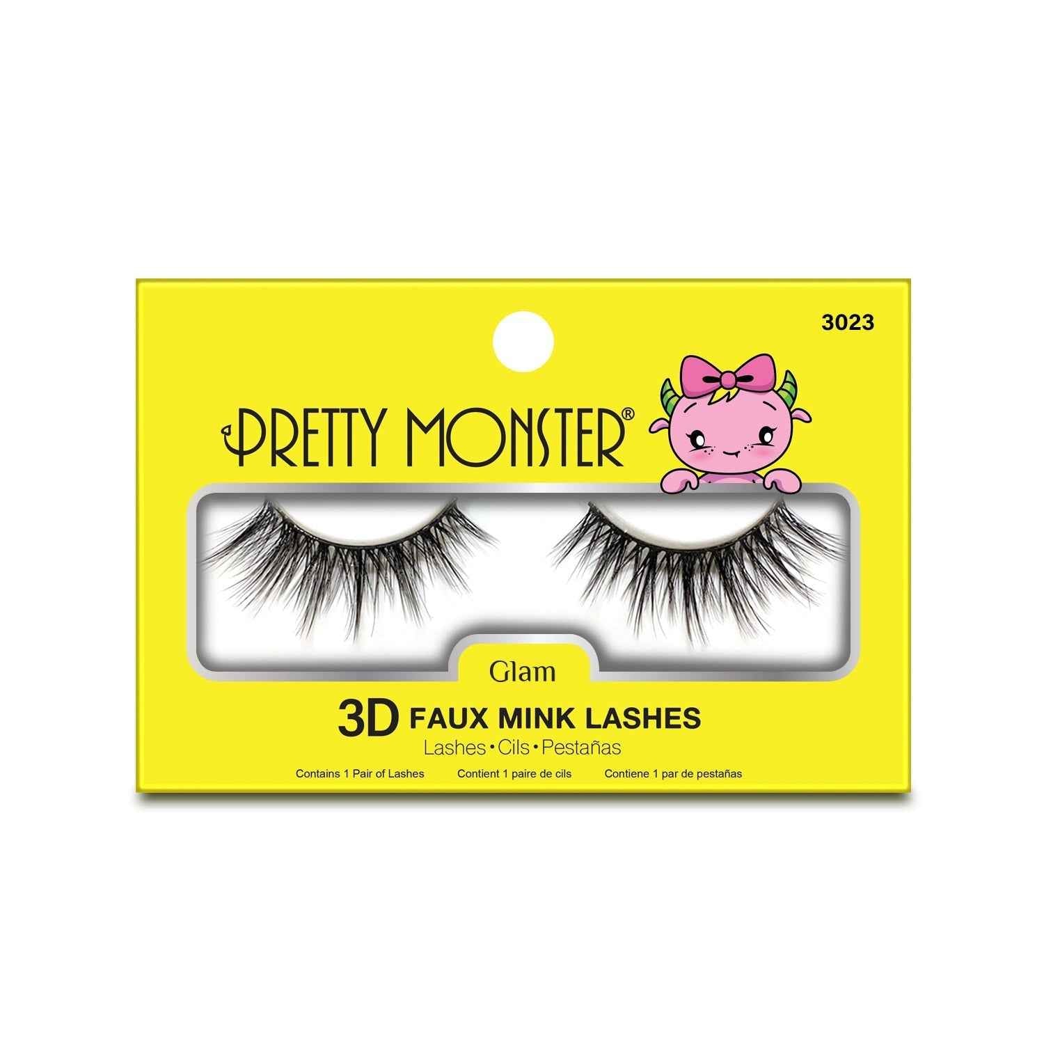 Pretty Monster Glam 3D Faux Mink Lashes