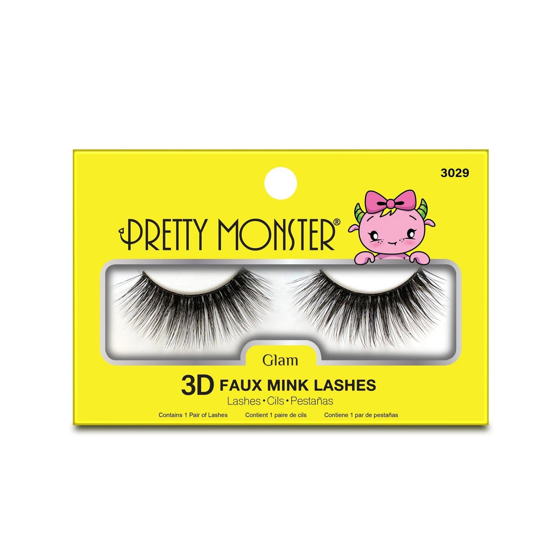 Pretty Monster Glam 3D Faux Mink Lashes - 3029 