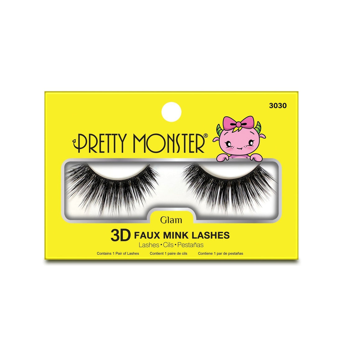 Pretty Monster Glam 3D Faux Mink Lashes - 3030 