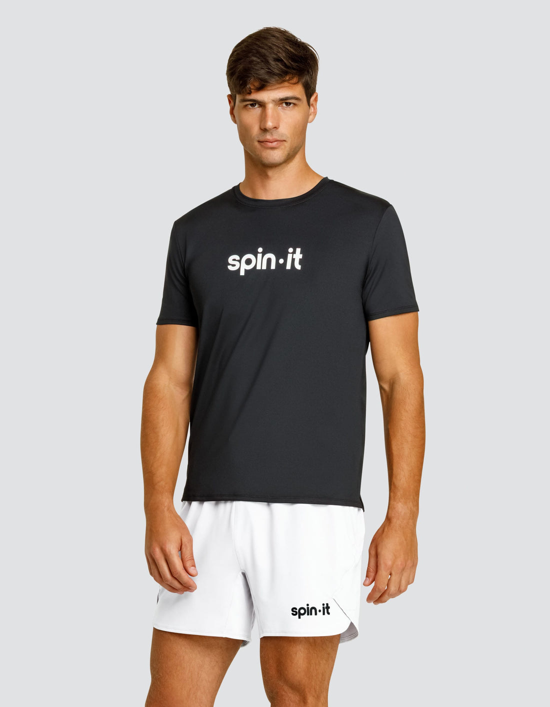 Ben Short Sleeve Top - Onyx Black Logo  DestGlow