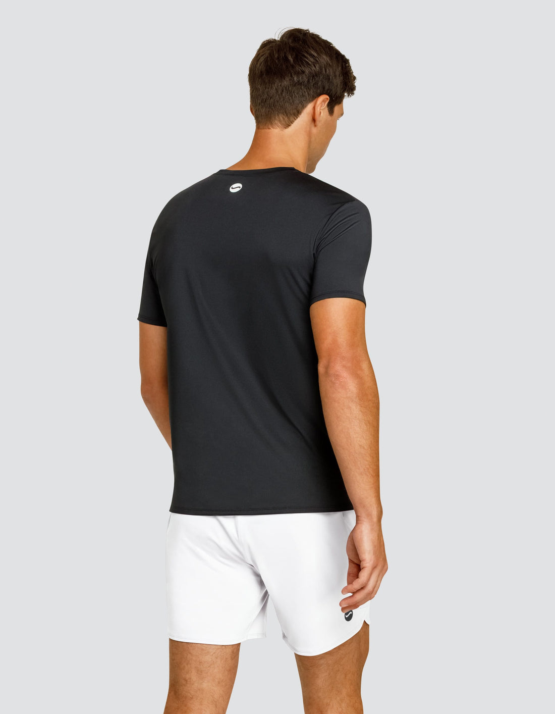 Ben Short Sleeve Top - Onyx Black Logo  DestGlow