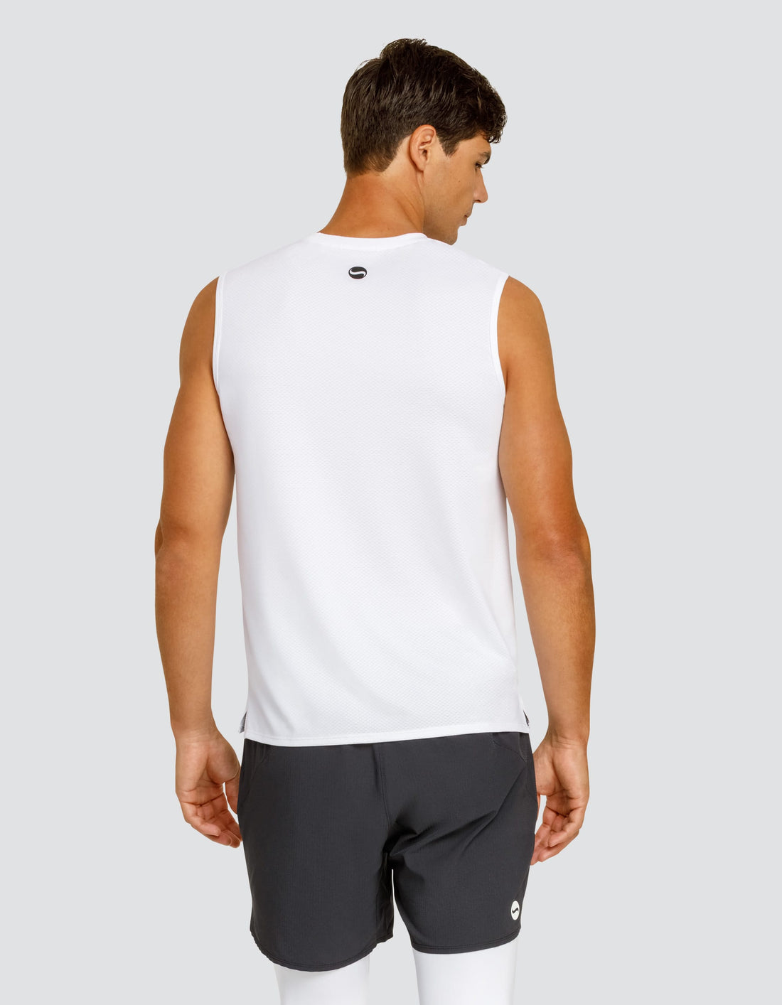 Josh Muscle Tank - Chalk White  DestGlow