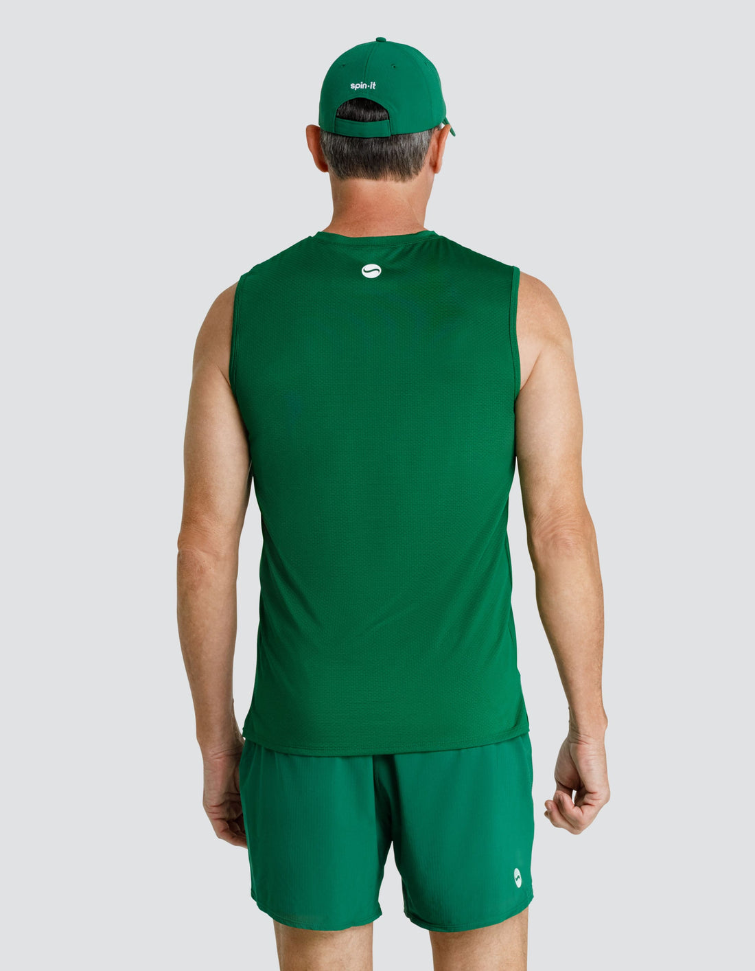 Josh Muscle Tank - Fern Green  DestGlow