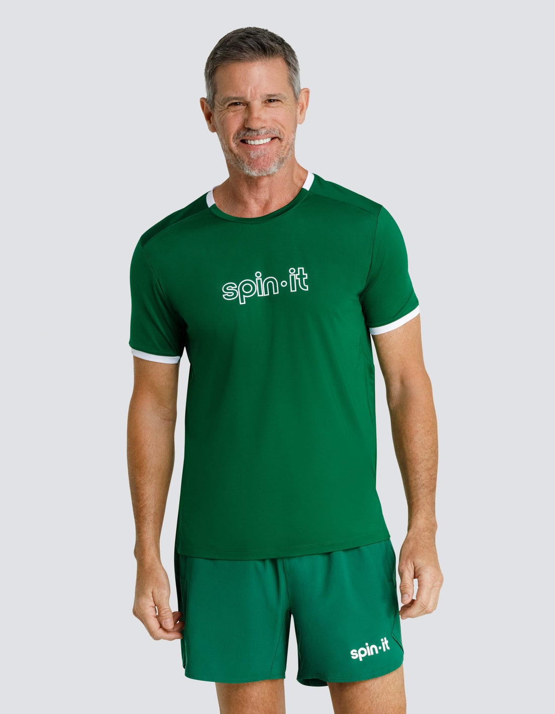 Ronaldo Short Sleeve Top - Fern Green  DestGlow