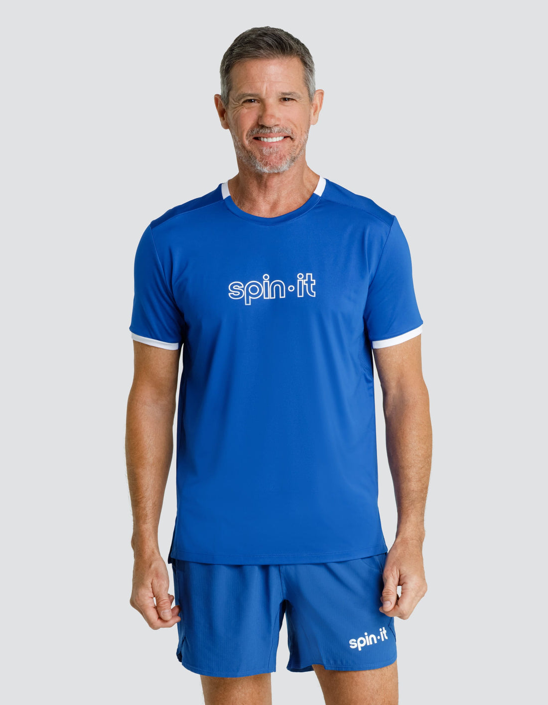 Ronaldo Short Sleeve Top - Monaco Blue  DestGlow