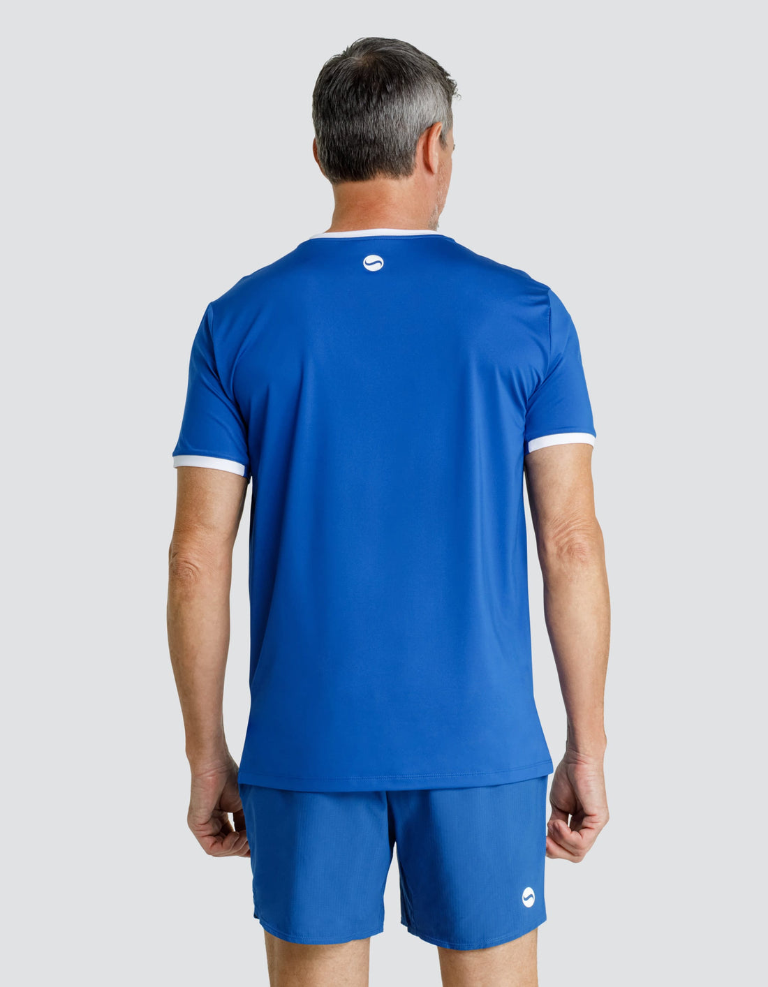 Ronaldo Short Sleeve Top - Monaco Blue  DestGlow