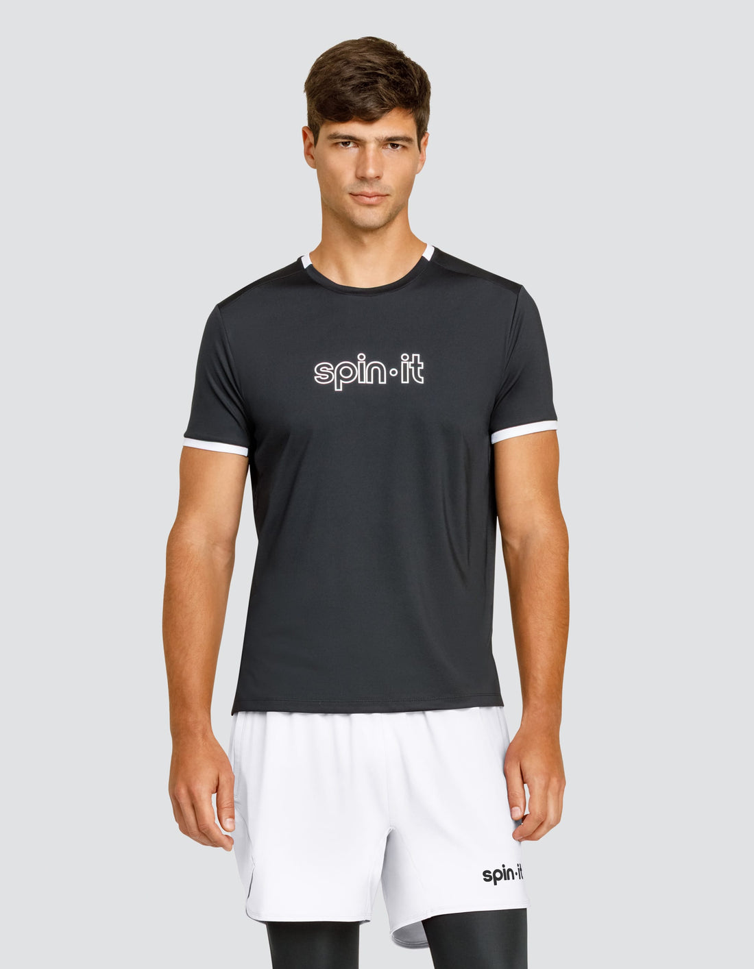Ronaldo Short Sleeve Top - Onyx Black  DestGlow