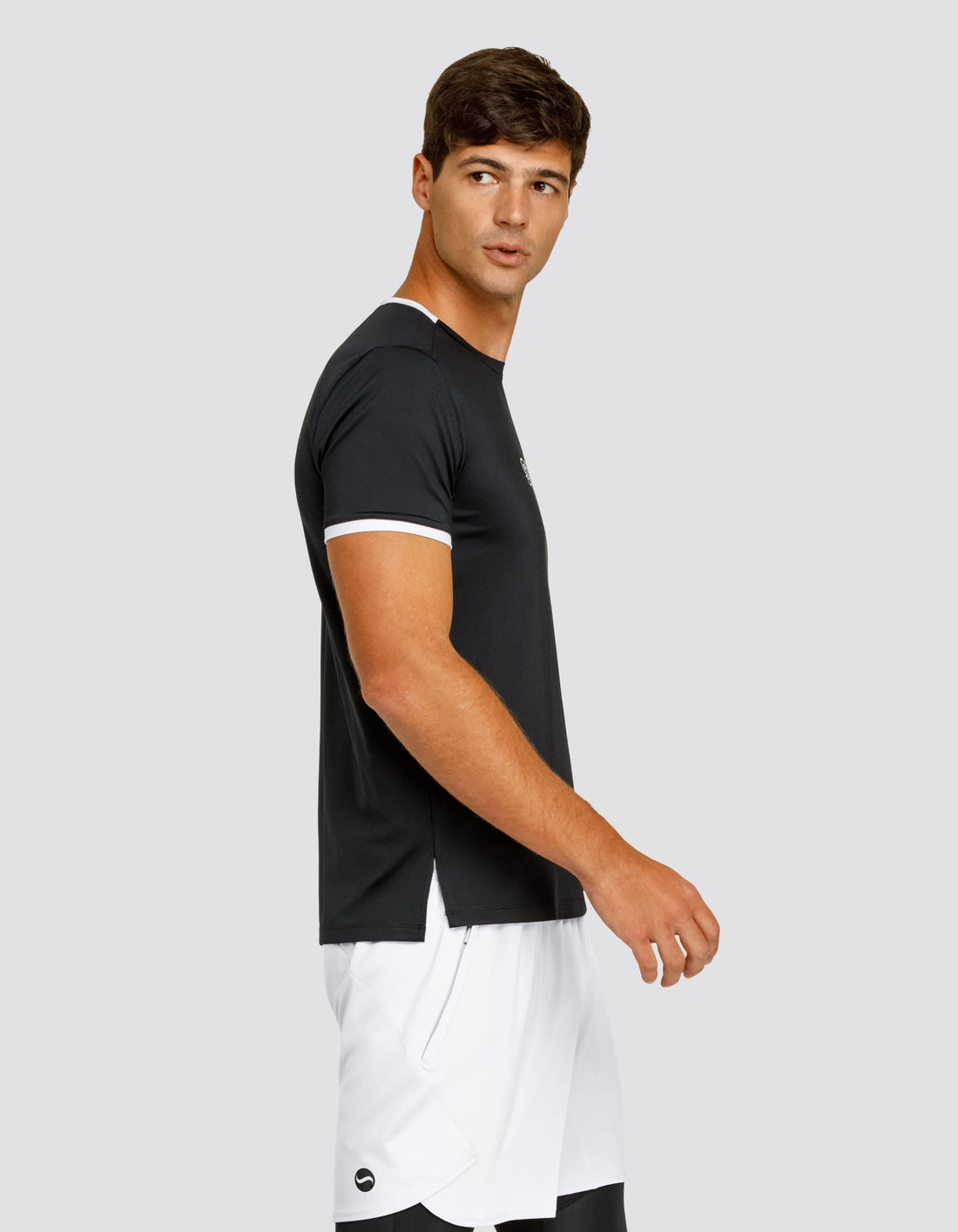 Ronaldo Short Sleeve Top - Onyx Black  DestGlow