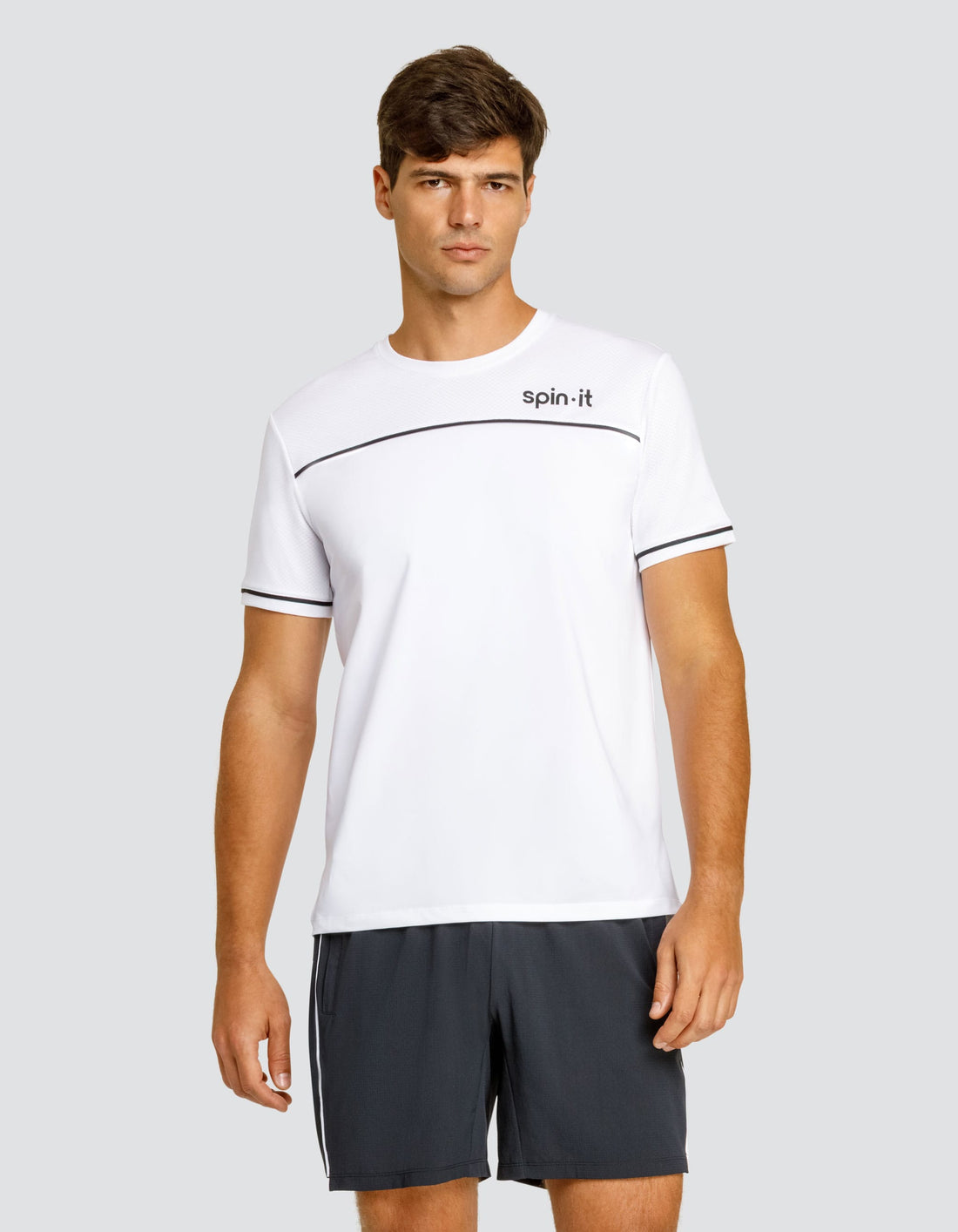 Lionel Short Sleeve Top - Chalk White  DestGlow