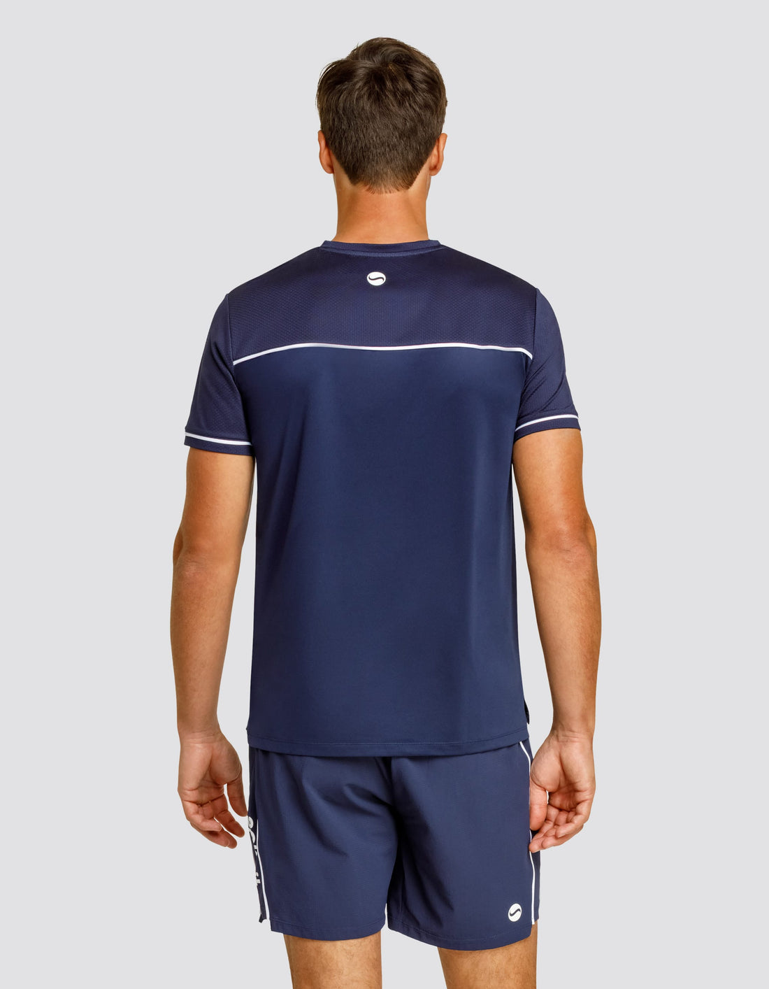 Lionel Short Sleeve Top - Navy Blue  DestGlow