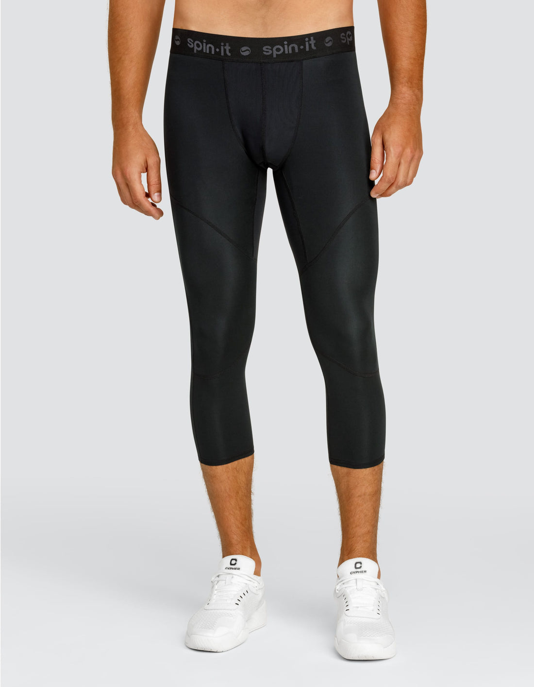 Diego 20" Leggings - Onyx Black  DestGlow