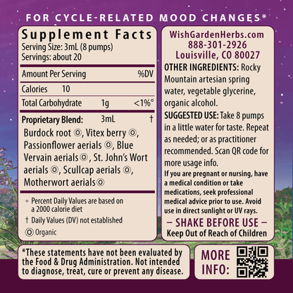 P.M.S. Emotional Mood Support by WishGarden Herbs