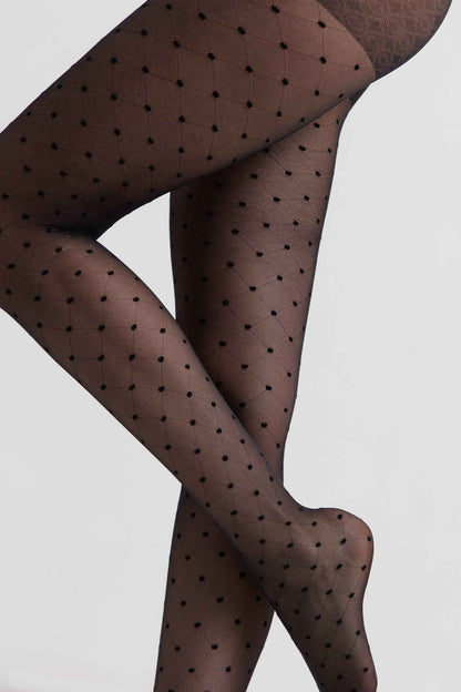 Fantasy Tights Conte Pois - Geometric Dots Pattern