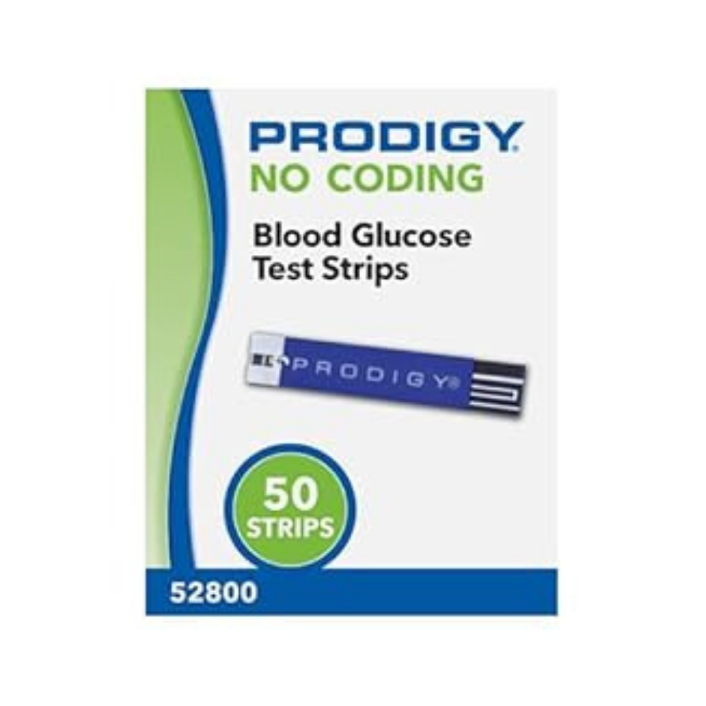 Prodigy No Coding Blood Glucose Test Strips (50 ct)  DestGlow