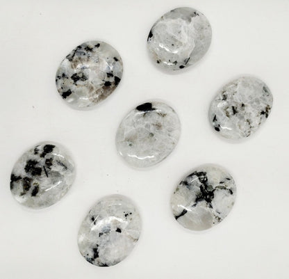 Rainbow Moonstone Worry Stones (Compassion and Psychic Abilities).  DestGlow