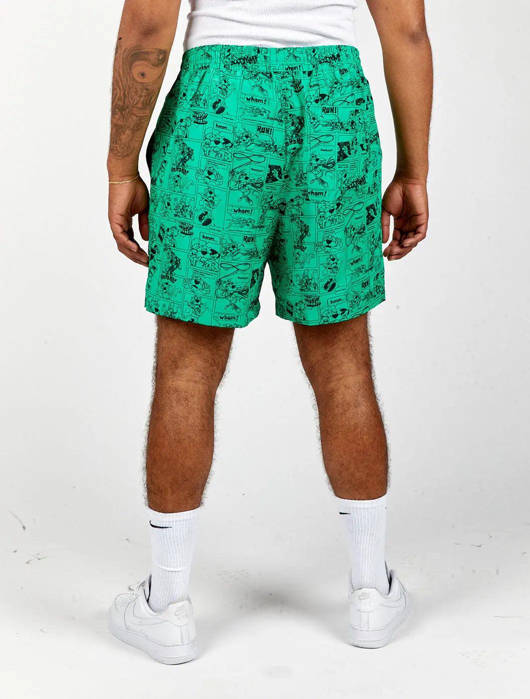 Puma Classics Super Shorts- Green by Denim Exchange