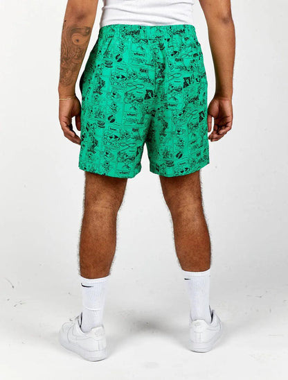Puma Classics Super Shorts- Green by Denim Exchange