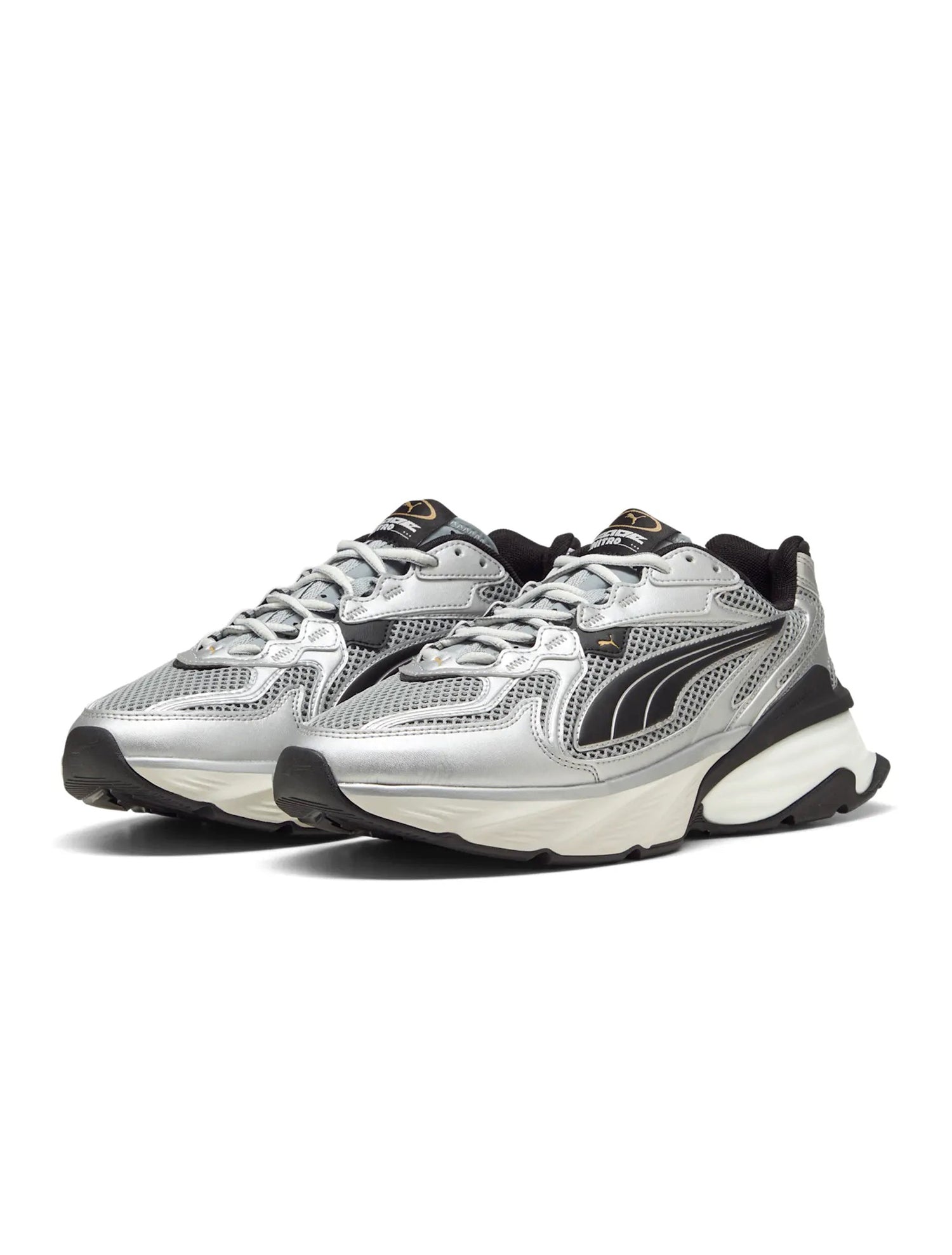 Puma Fade Nitro LS Sneakers - Silver by Denim Exchange
