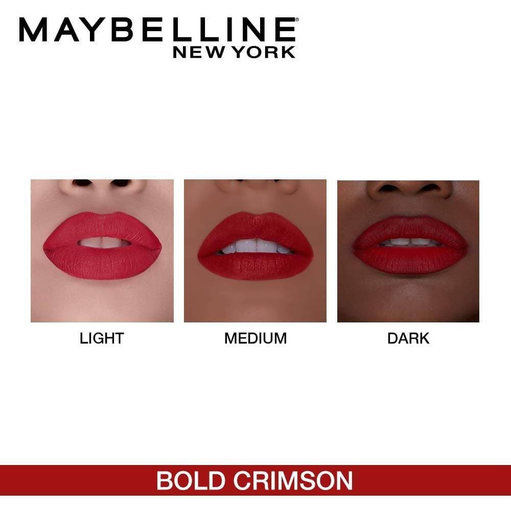 Maybelline New York Color Sensational Creamy Matte Lipstick / 634 Bold Crimson