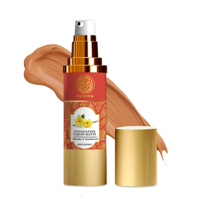 Buddha Natural Liquid Foundation Matte Rose Honey