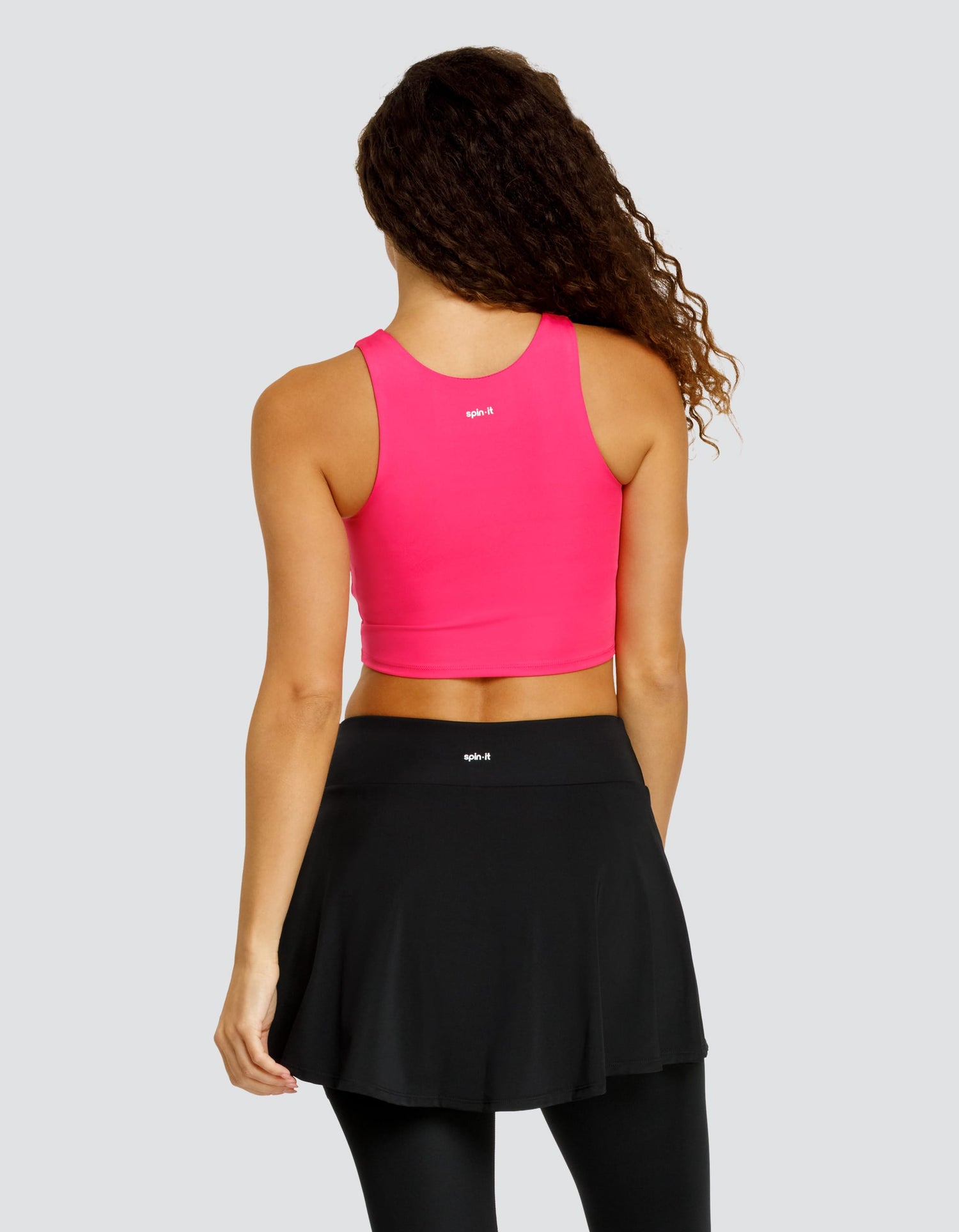 Claud Longline Sports Bra - Vivid Pink