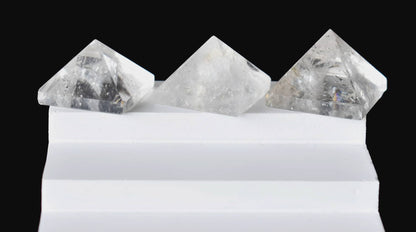 Crystal Quartz Pyramids (Balances Energy and Meditation)  DestGlow