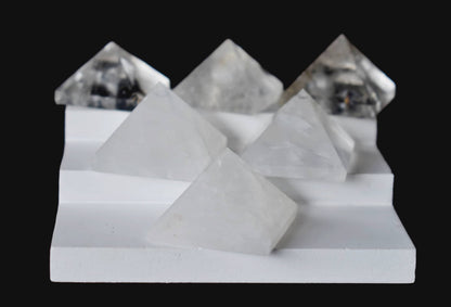 Crystal Quartz Pyramids (Balances Energy and Meditation)  DestGlow