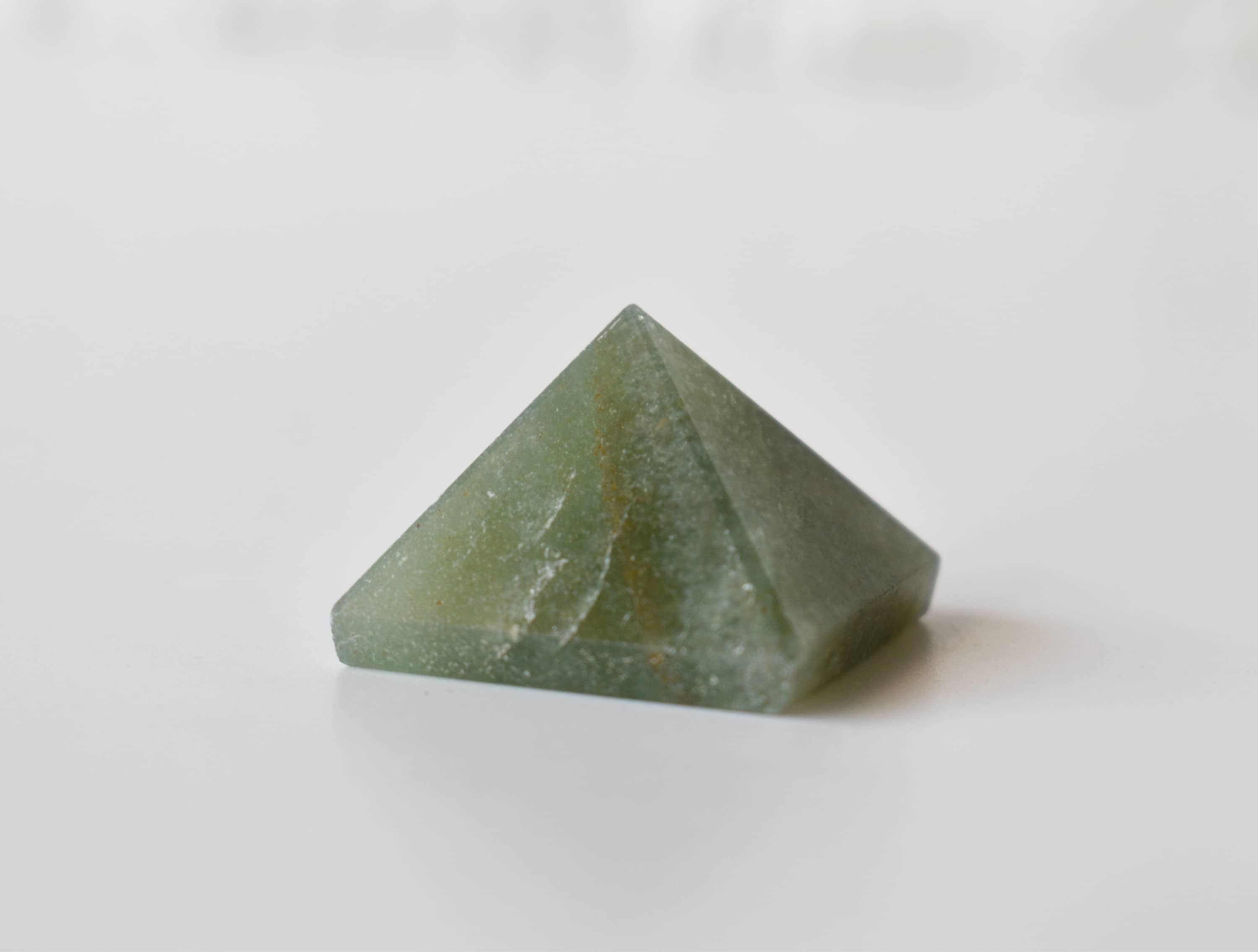 Green Aventurine Pyramids (Guiding and Inner Harmony)  DestGlow