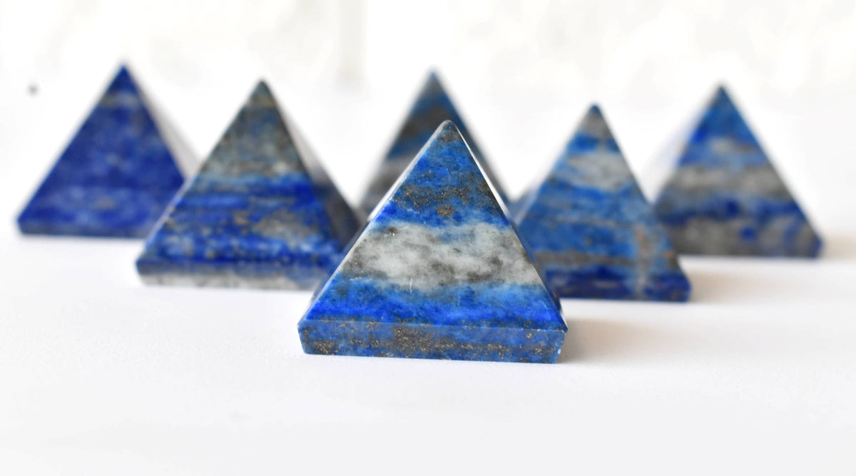 Lapis Lazuli Pyramids (Stimulate Psychic Abilities and Inner Vision)  DestGlow