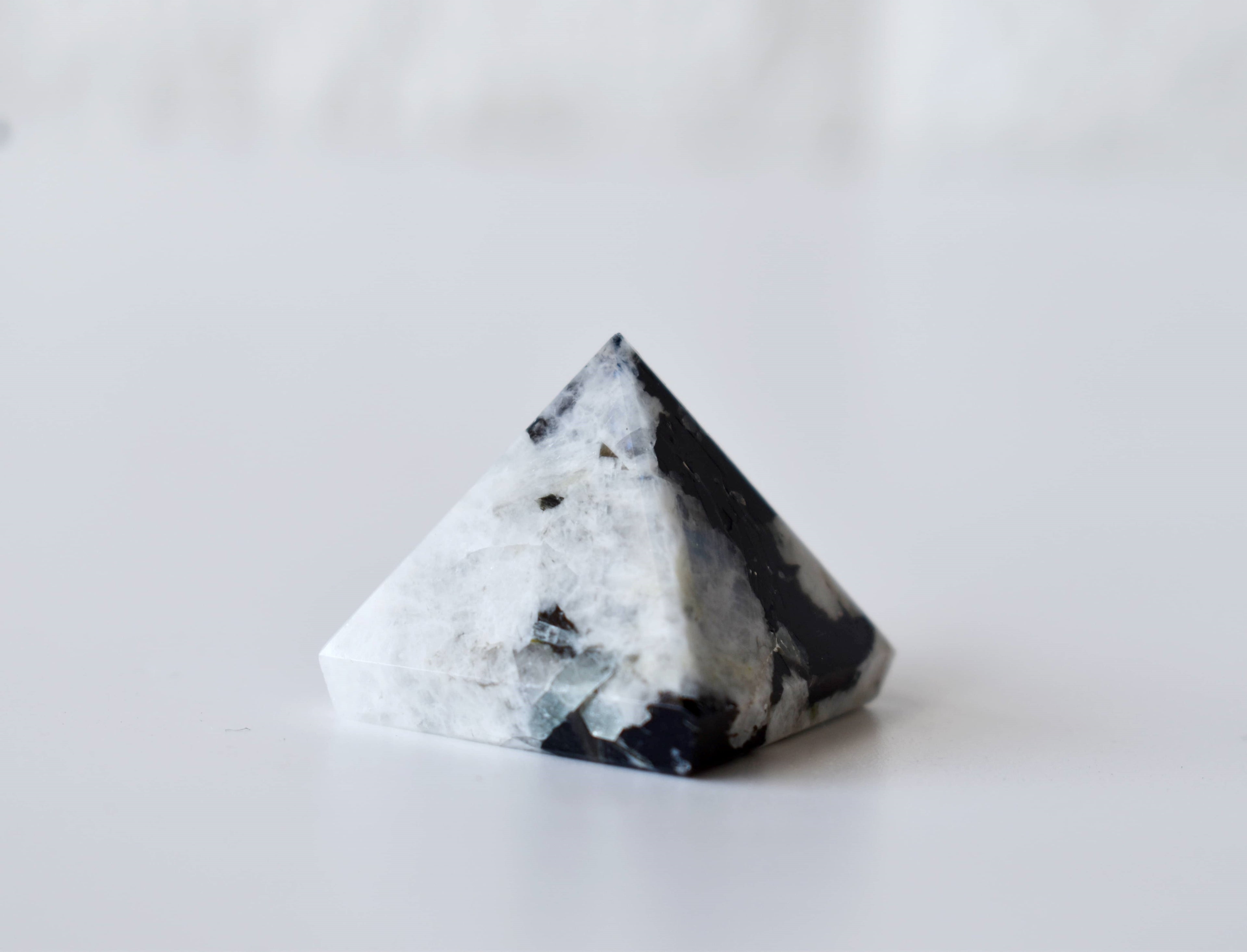 Rainbow Moonstone Pyramids (Bring Balance and compassion)  DestGlow