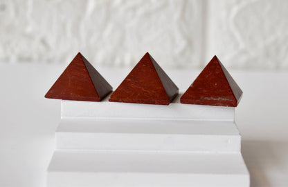 Red Jasper Pyramids (Emotional Strength and Stability)  DestGlow