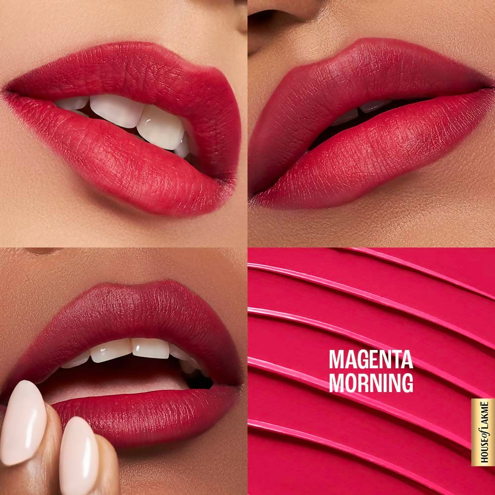 Lakme 9to5 Hya Matte Lipstick - Magenta Morning