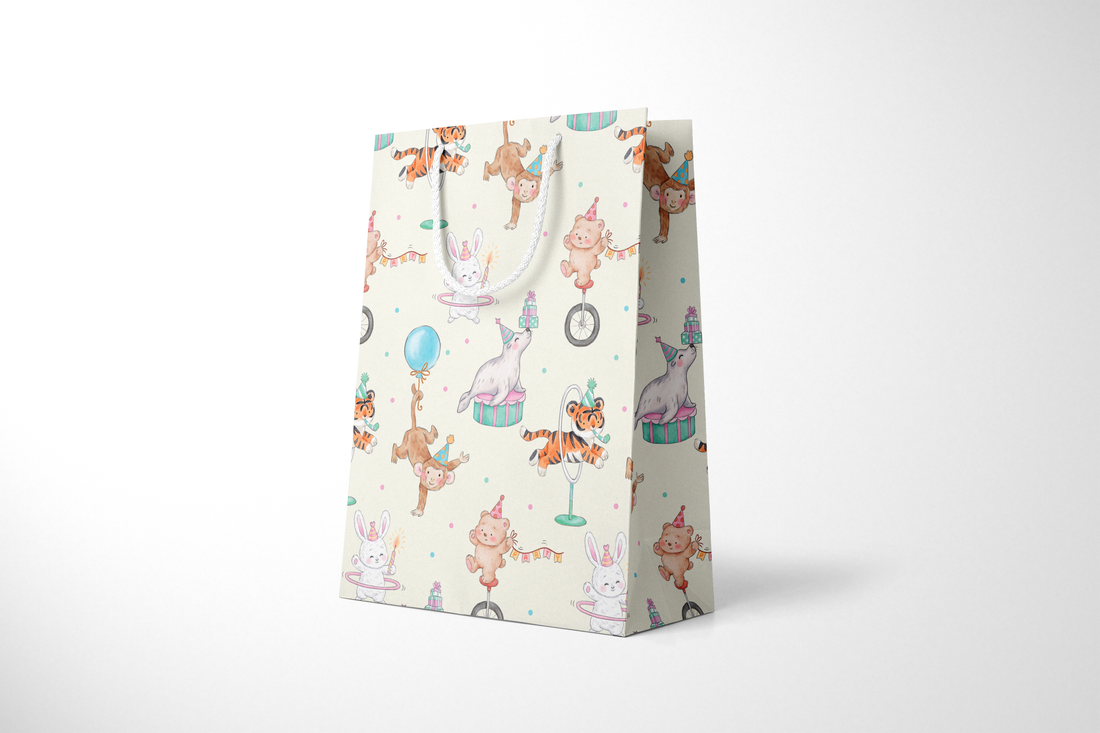 Party Under the Big Top Gift Bag by Deck &amp; Adorn