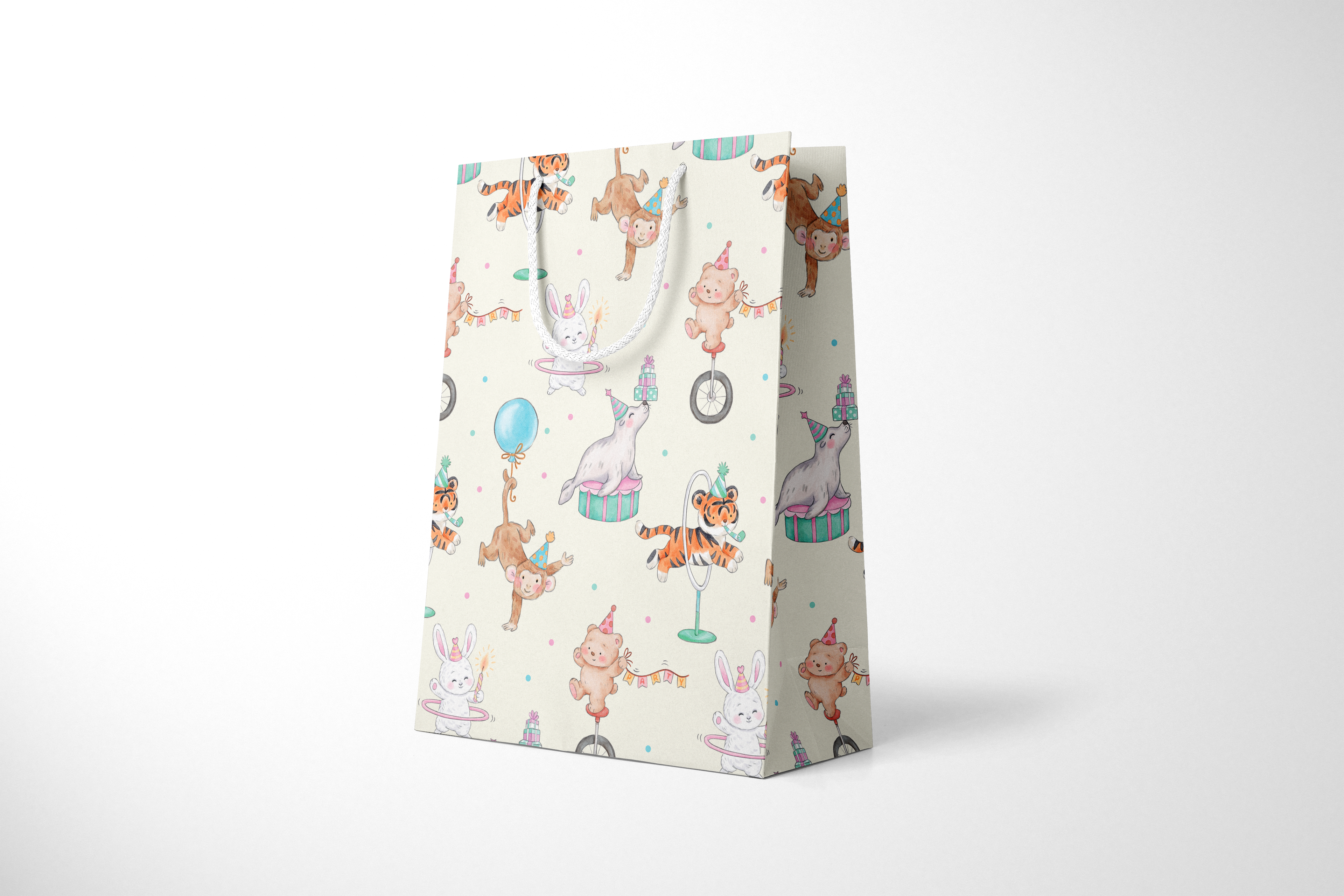 Party Under the Big Top Gift Bag by Deck &amp; Adorn