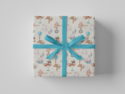 Party Under the Big Top Gift Wrap