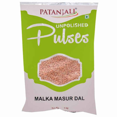 Patanjali Unpolished Malka Masur Dal (1 kg)