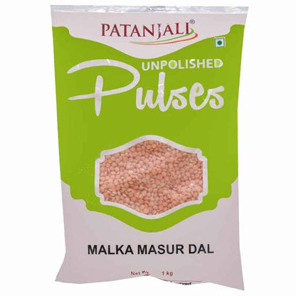 Patanjali Unpolished Malka Masur Dal (1 kg)