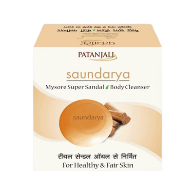 Patanjali Saundarya Mysore Super Sandal Body Cleanser (75 GM)