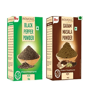 Patanjali Combo (Garam Masala &amp; Black Pepper Powder)