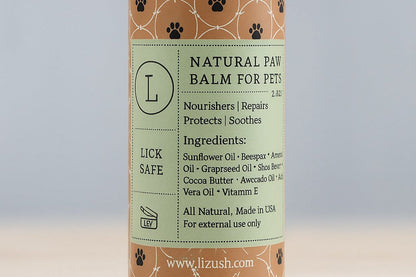 Natural Paw Balm for PETS by Lizush