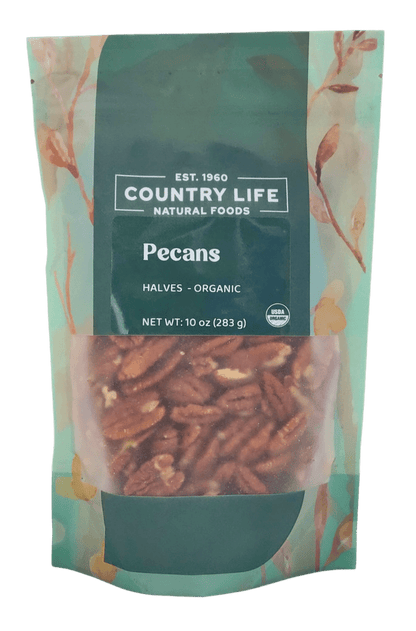 Pecan Halves, Junior Mammoth, Organic by Country Life Natural Foods