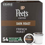Peet's Coffee Dark Roast French Roast K-Cup Pods – 54 Count, Keurig Compatible