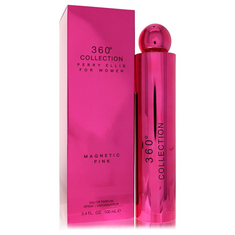 Perry Ellis 360 Collection Magnetic Pink by Perry Ellis Eau De Parfum Spray 3.4 oz for Women 