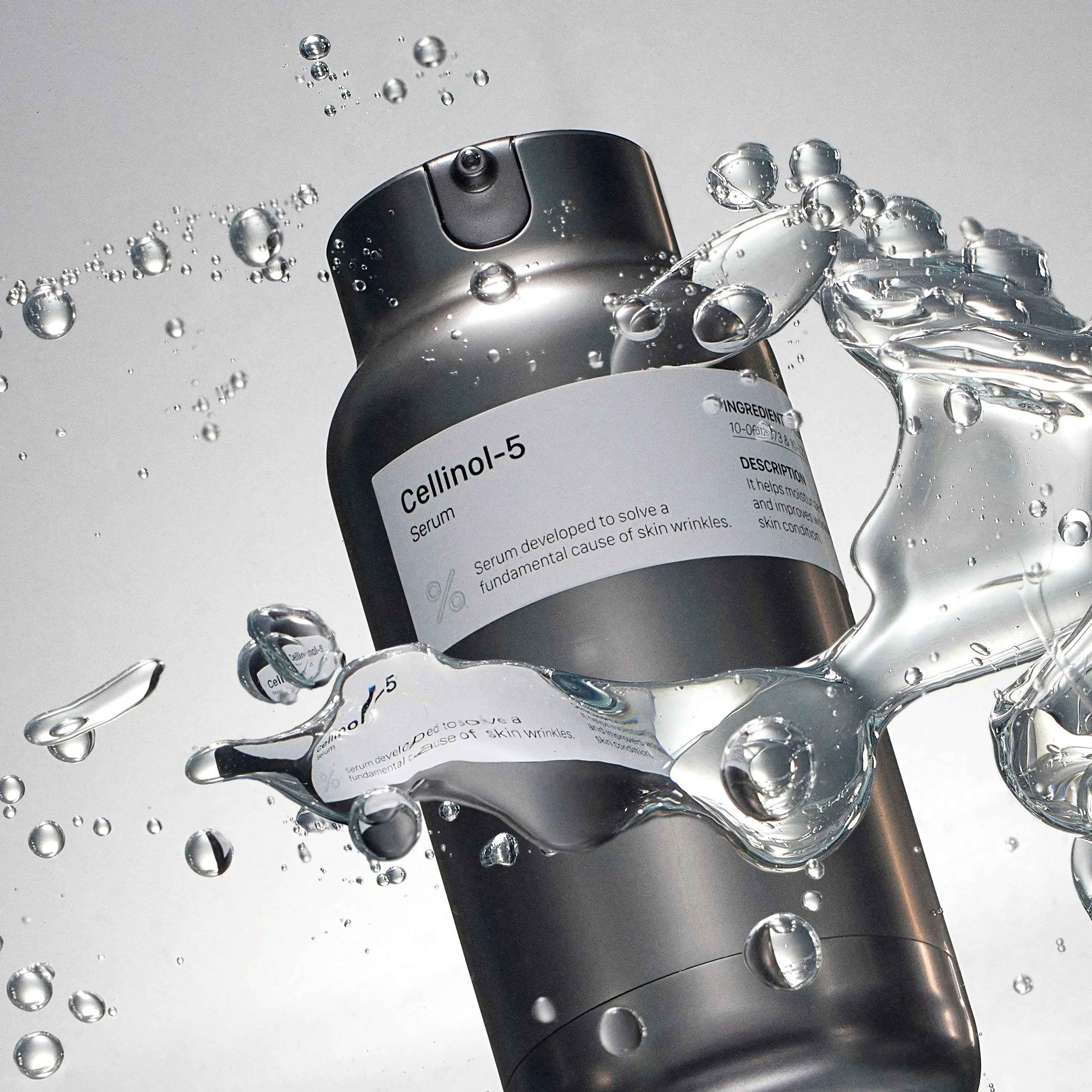 PERCENT SCIENCE Cellinol-5 Bakuchiol Serum 1.6 Oz. - Patented Anti-Wrinkle &amp; Lifting Complex with Brightening Effects