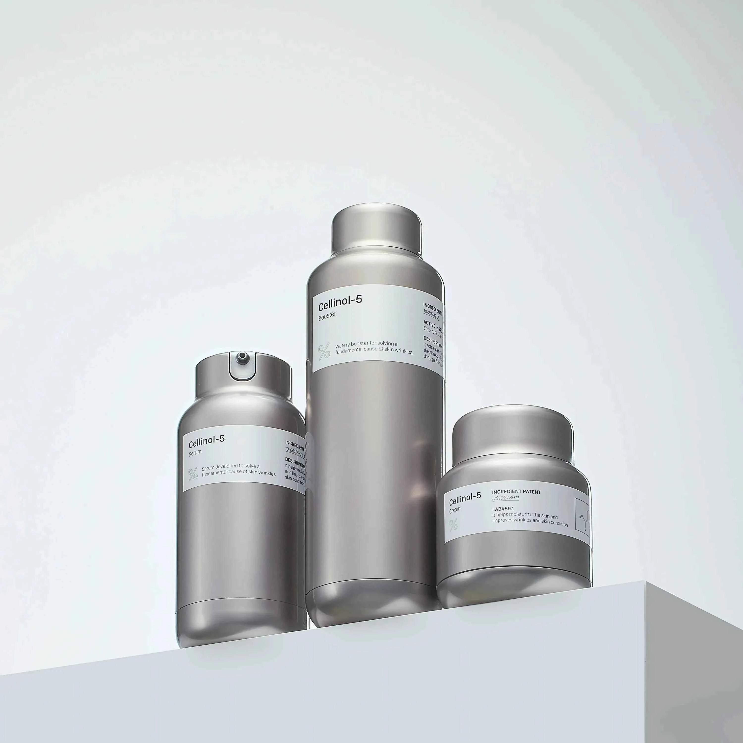PERCENT SCIENCE Cellinol-5 Anti-Aging Trio Set - Patented Anti-Wrinkle &amp; Lifting Complex with Brightening Effects