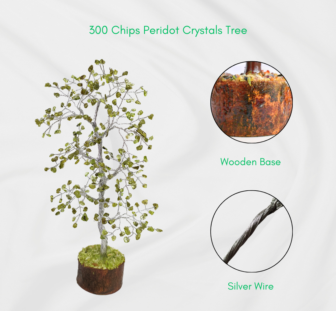 Peridot Gemstone Tree, Crystal Tree Of Life  DestGlow