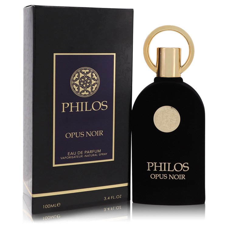 Philos Opus Noir by Maison Alhambra Eau De Parfum Spray (Unisex) 3.4 oz for Men 