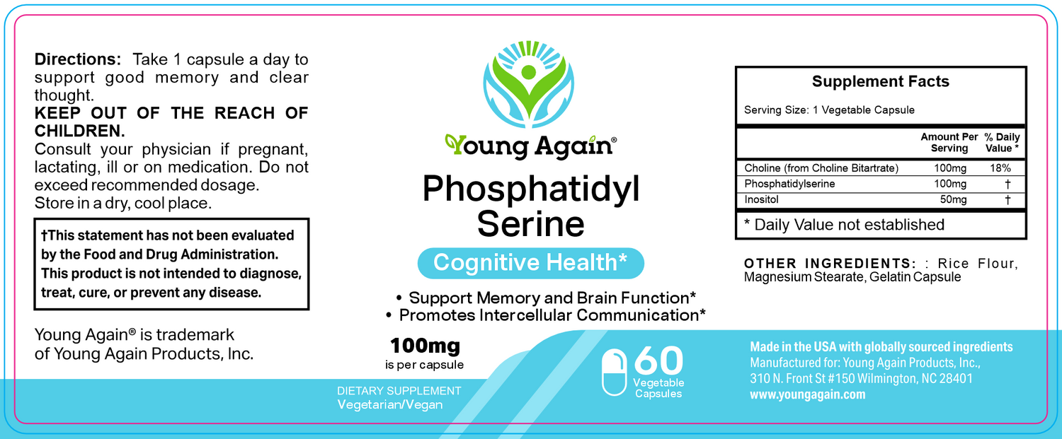 PS (Phosphatidyl Serine) - Brain Supplement by Young Again