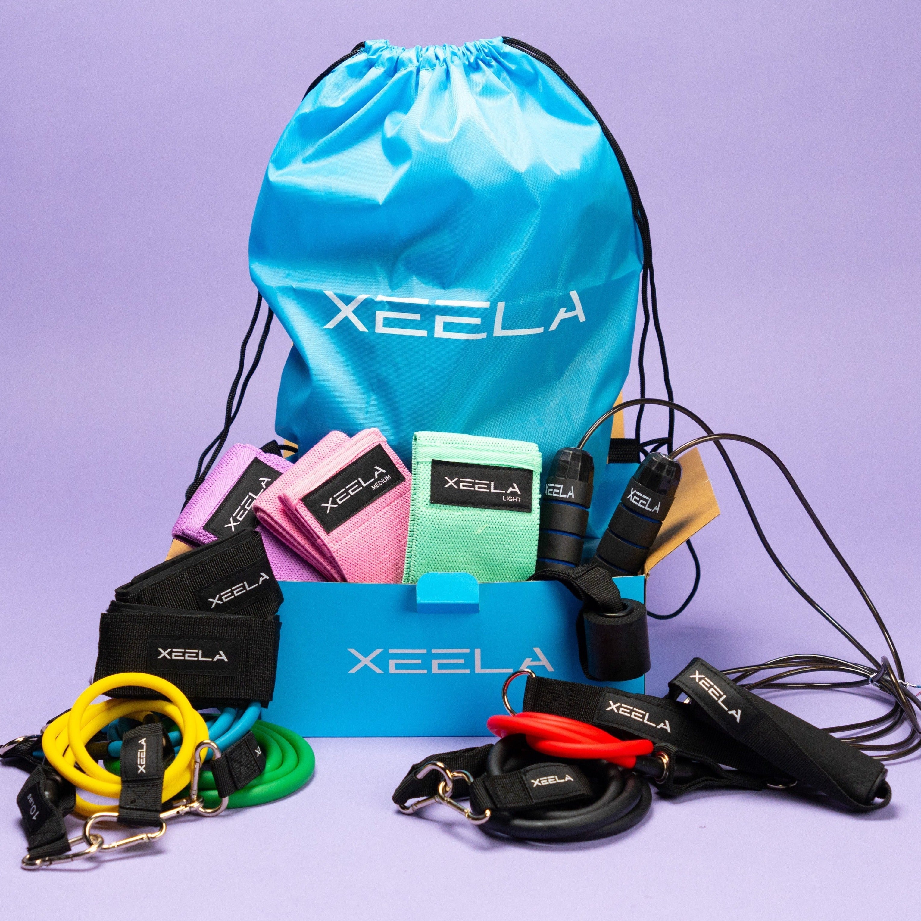 XEELA AT-HOME WORKOUT EQUIPMENT KIT  DestGlow