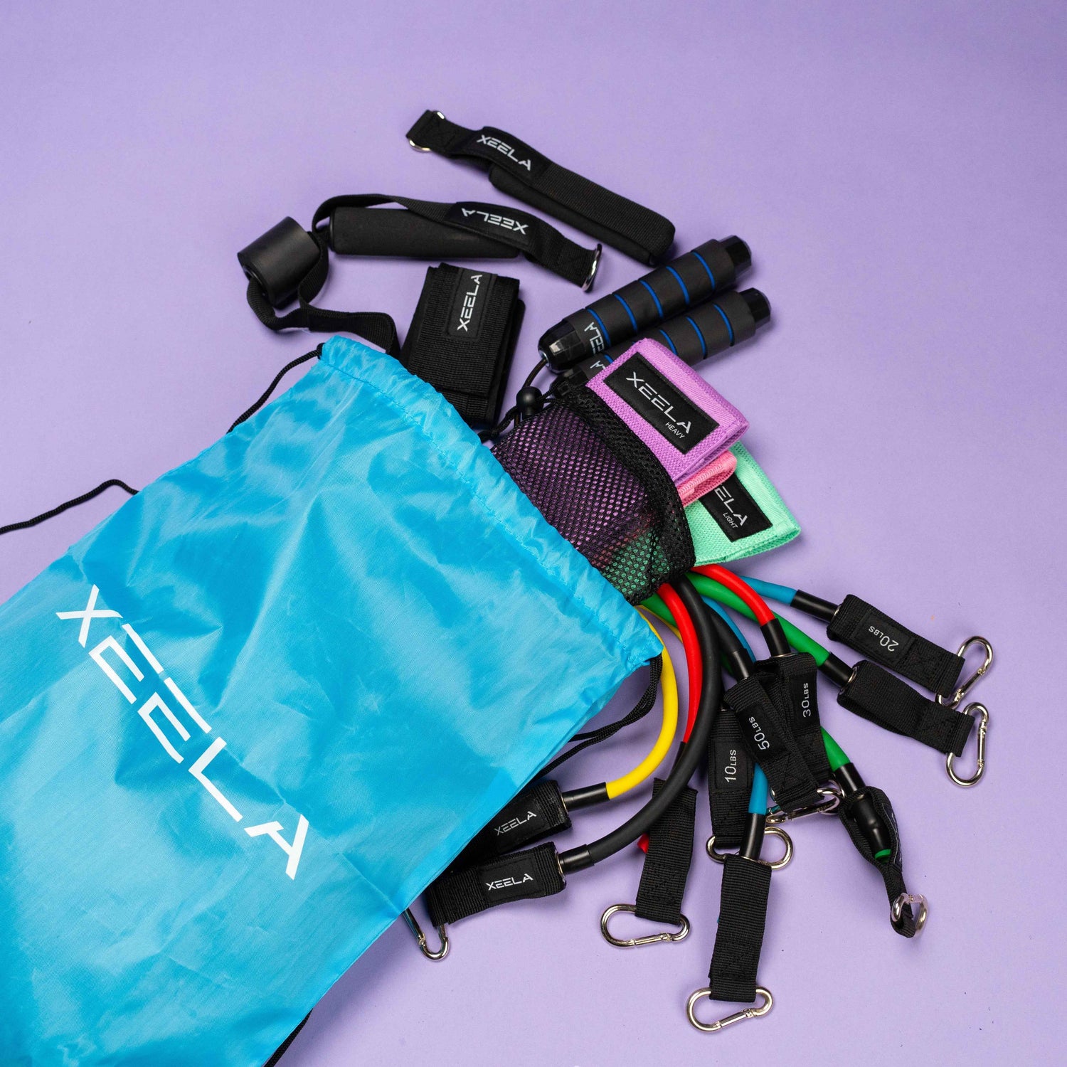 XEELA AT-HOME WORKOUT EQUIPMENT KIT